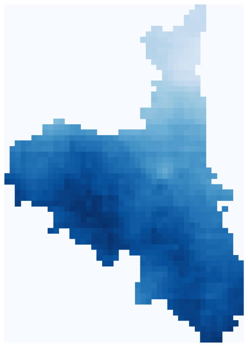 Rainfall data overlay